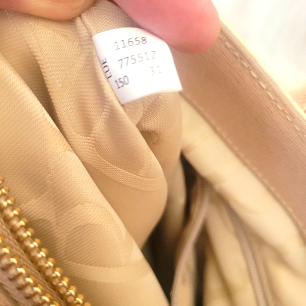🤎🩵🤎 NWOT FURLA Linda Beige Saffiano Leather Top Handle Satchel & Crossbody - Picture 11 of 16